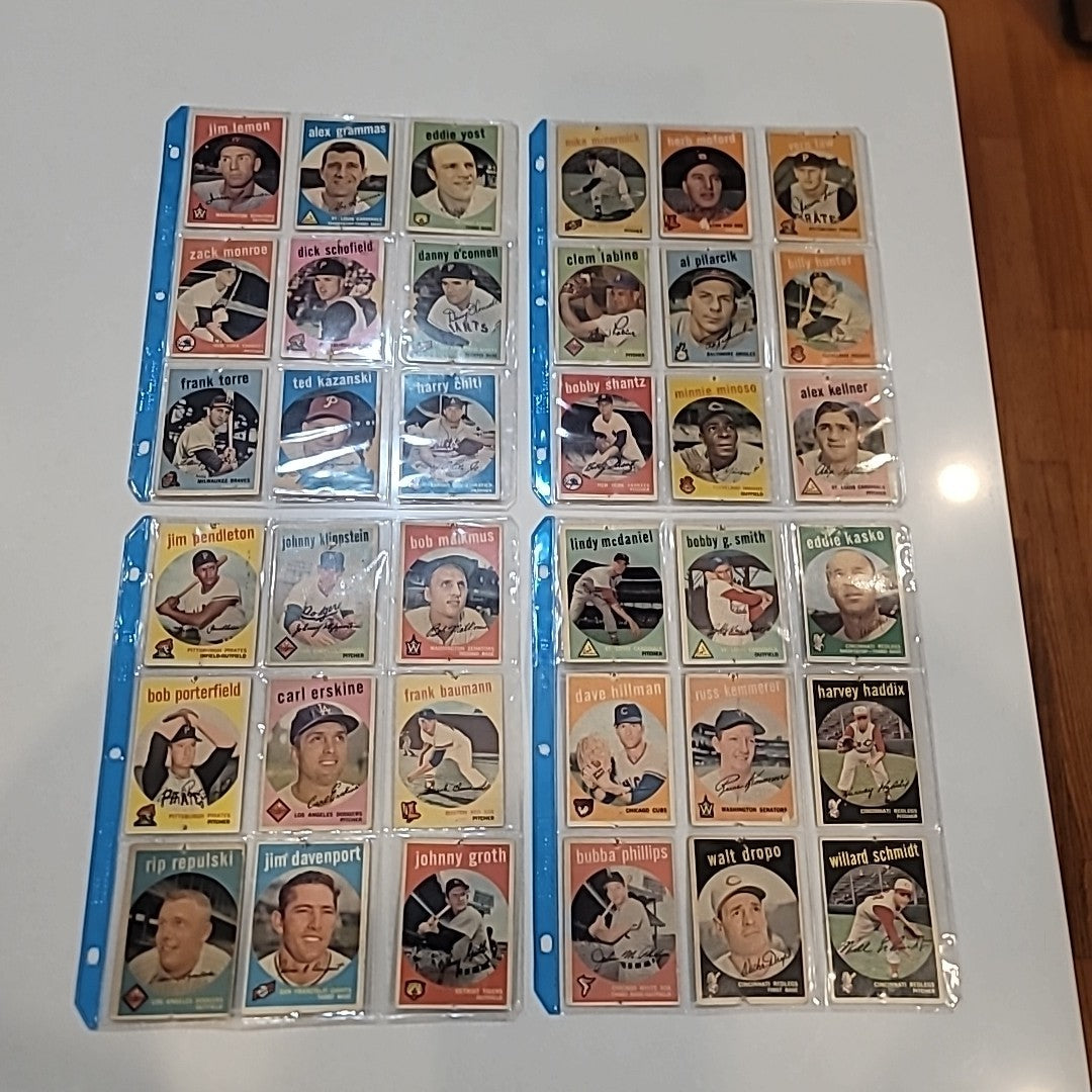 Lot of 1958 Topps Baseball, 36 Cards Inc. Stars & Rookies