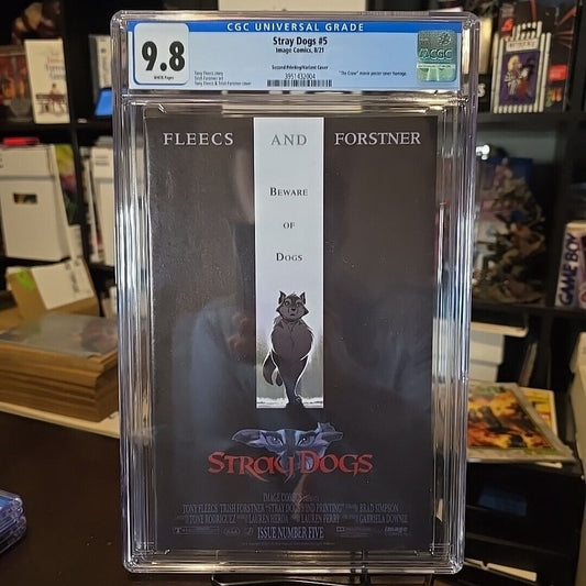 Stray Dogs #5 2nd Print 1:10  CGC 9.8 Fleecs & Forstner The Crow Horror Variant