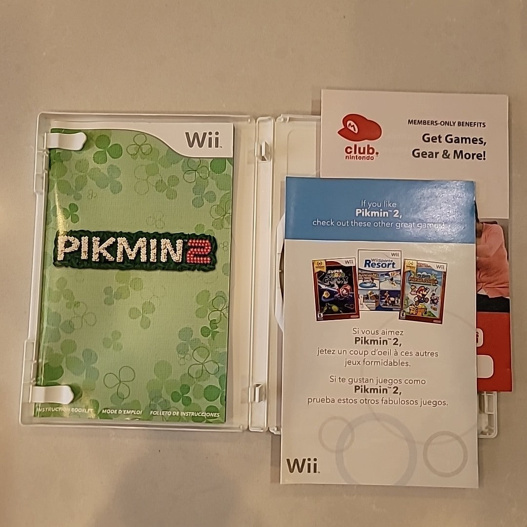 Pikmin 2 Nintendo Wii Case Manual & Inserts Only NO GAME