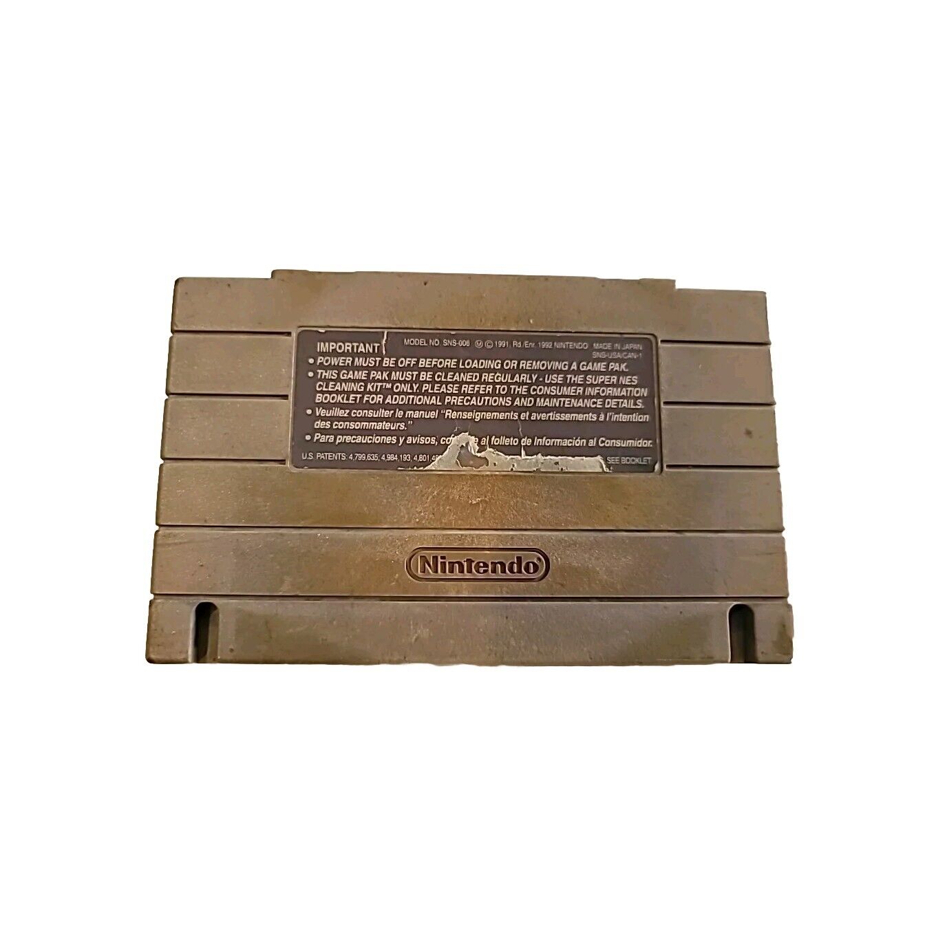 The Lion King (Super Nintendo, 1994) SNES Game - TESTED -
