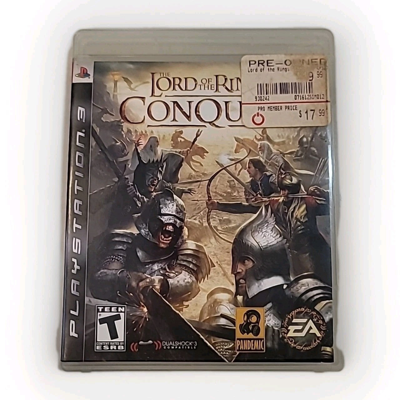 The Lord of the Rings: Conquest (Sony PlayStation 3, 2009) PS3 Complete CIB