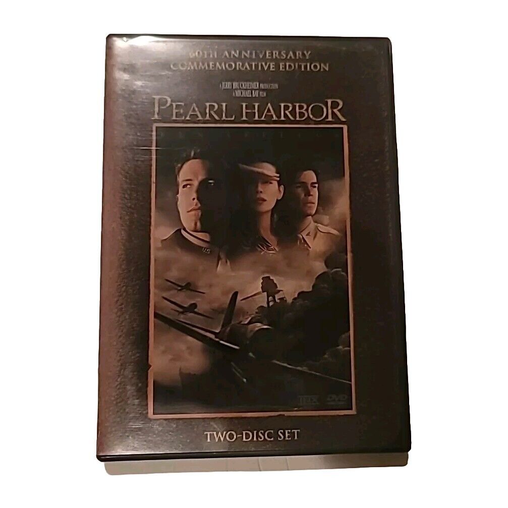 Pearl Harbor (DVD, 2001, 2-Disc Set, Widescreen 60th Anniversary Commemorative