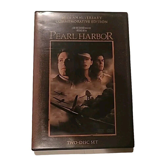 Pearl Harbor (DVD, 2001, 2-Disc Set, Widescreen 60th Anniversary Commemorative