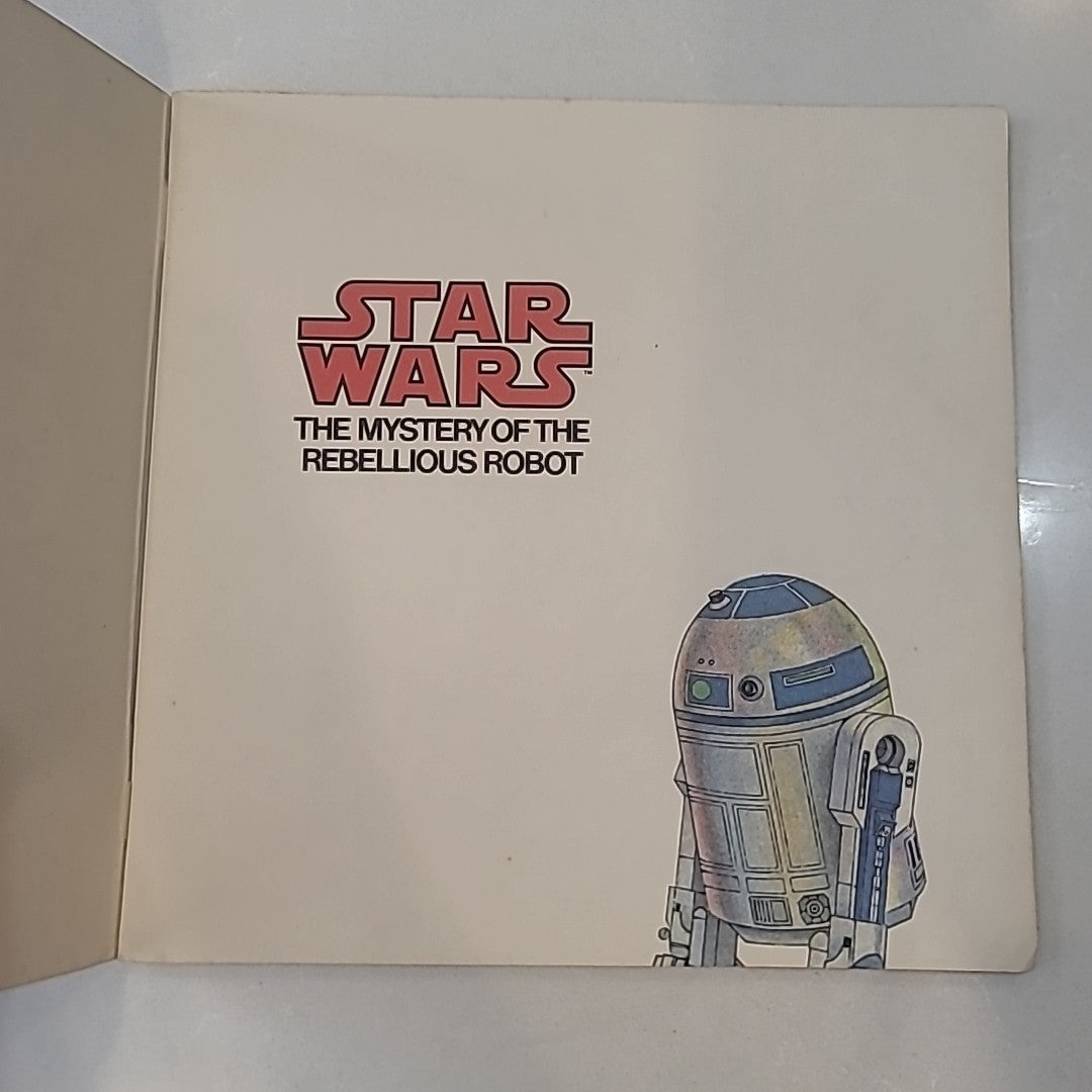 Vintage Star Wars The Mystery Of The Rebellious Robot Random House 1979