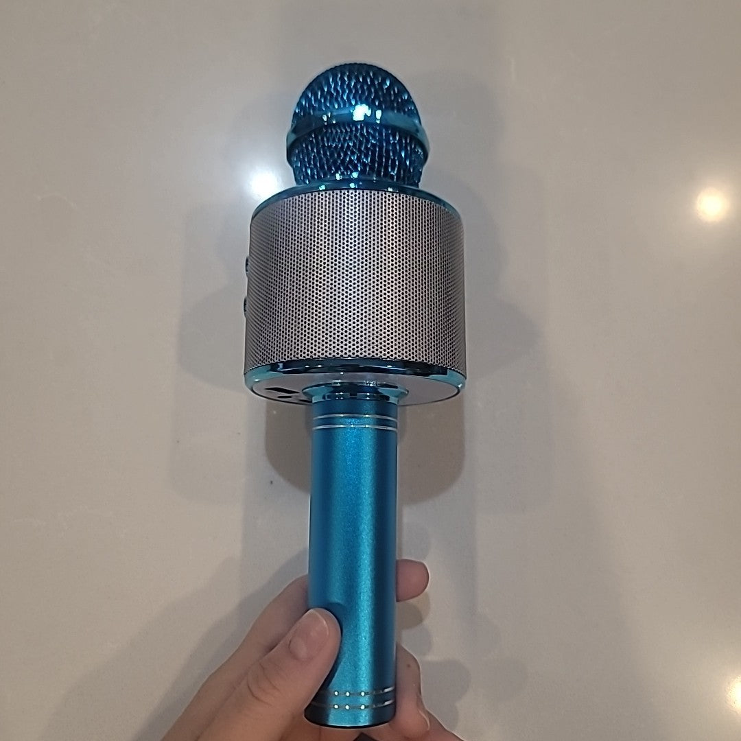 Wireless Bluetooth Karaoke Microphone 3 in1 Portable Handheld Karaoke Used