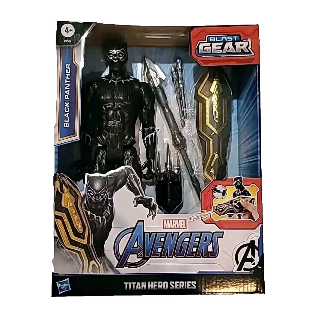 Marvel Avengers Black Panther Blast Gear Titan Hero Series