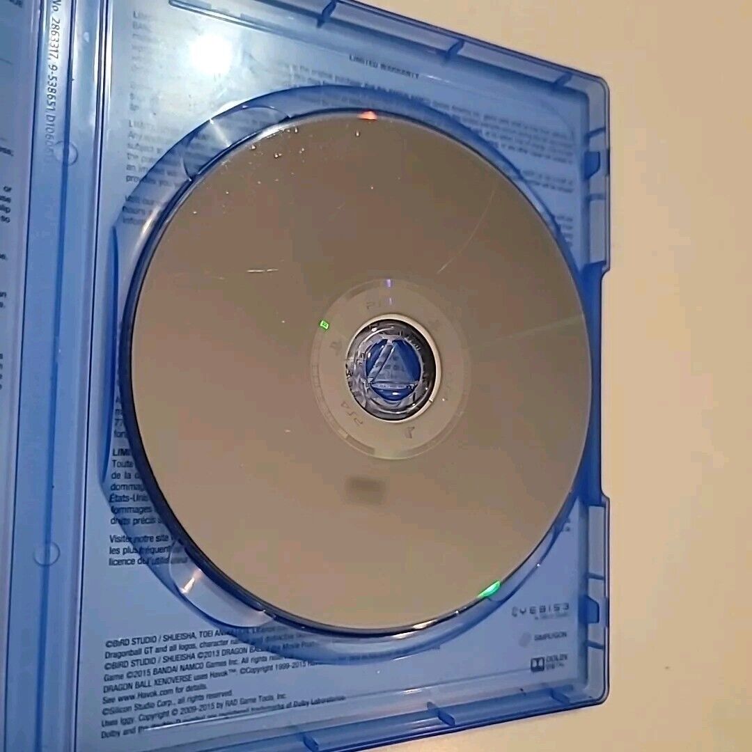 DragonBall Xenoverse XV - Sony PlayStation 4 (PS4) - No Manual