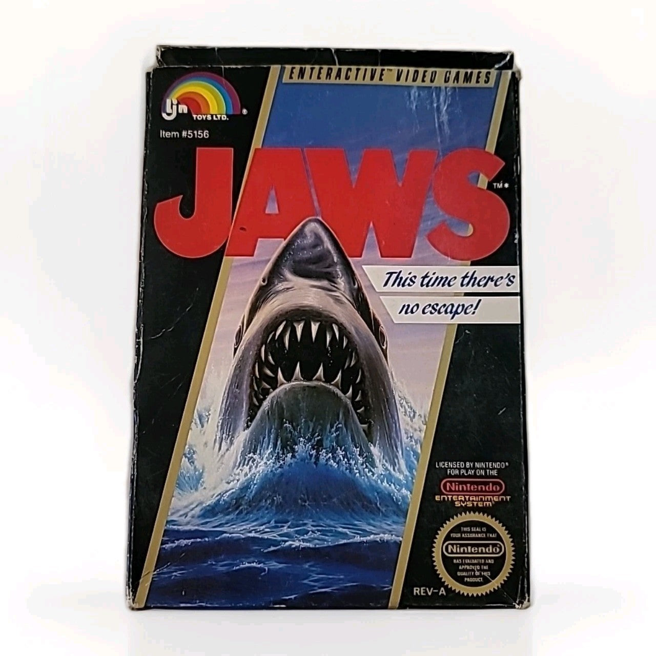 Jaws (Nintendo Entertainment System, 1987) NES Game Cartridge Complete In Box