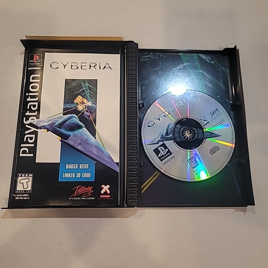Cyberia - Sony Playstation 1 PS1 Long Box - Complete CIB W. REG CARD