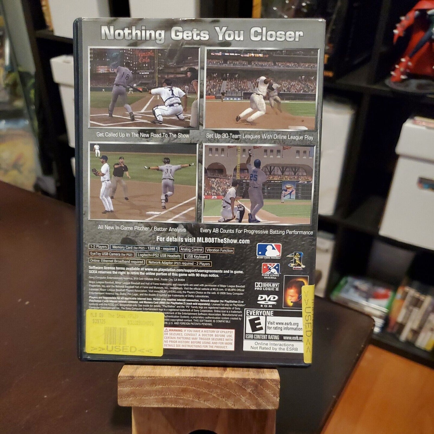 MLB 08: The Show (Sony PlayStation 2) PS2 GAME COMPLETE BASEBALL with manual