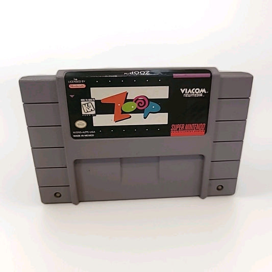 Zoop Super Nintendo Game