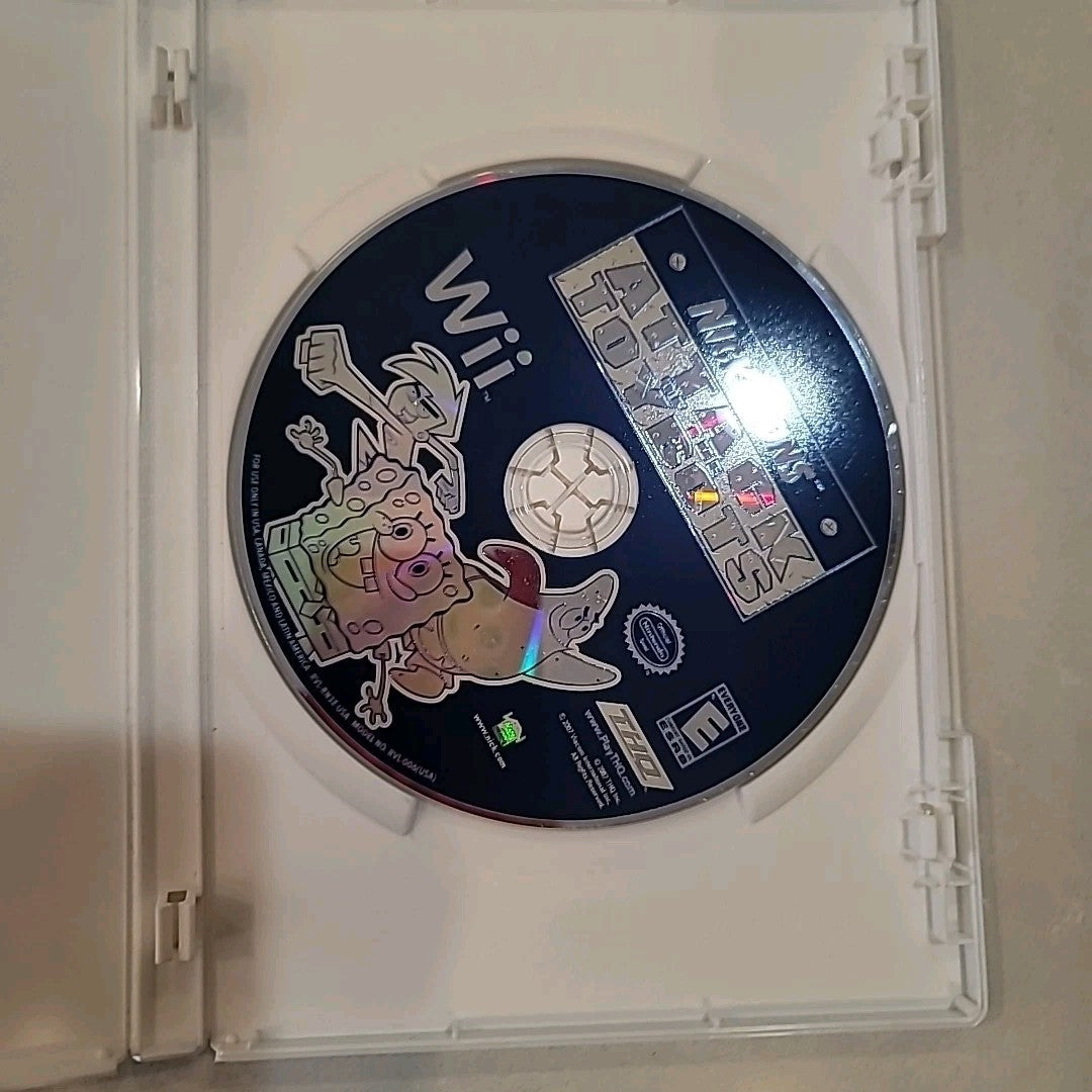 Nicktoons Attack of the Toybots (Nintendo Wii, 2007)  Spongebob No Manual