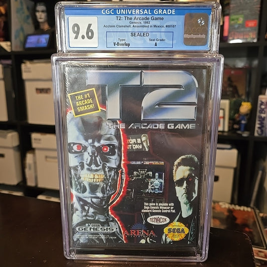 Sega Genesis T2: The Arcade Game Brand New Factory Sealed CGC 9.6 A Seal