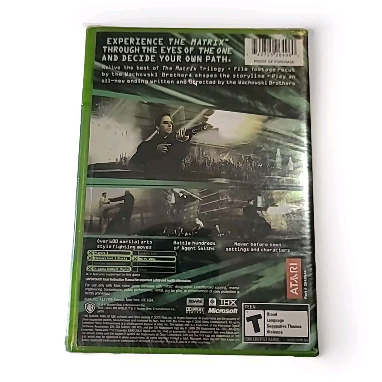 Matrix: Path of Neo (Original Xbox, 2005) Brand New Sealed!!