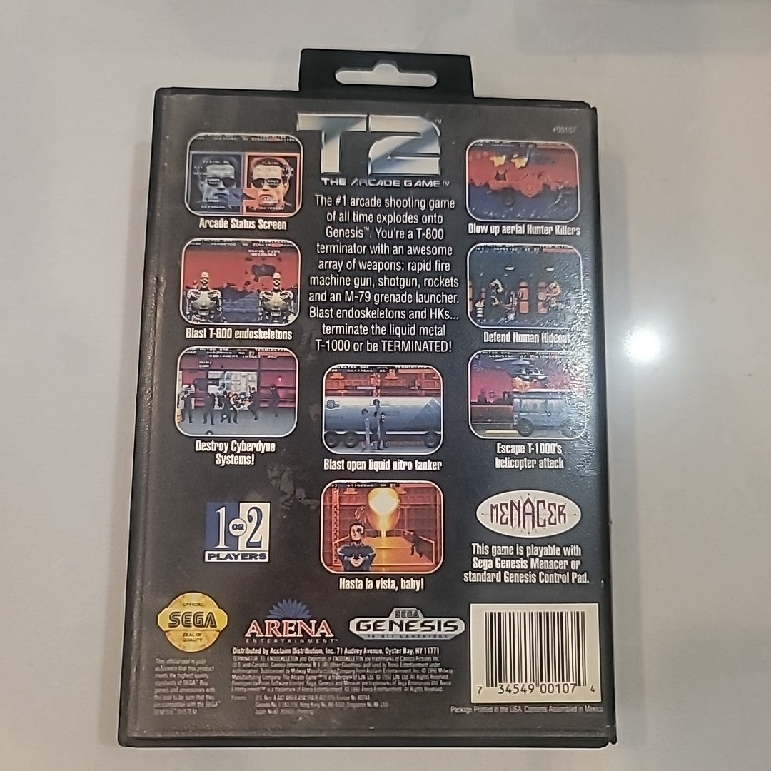 T2: Terminator 2 The Arcade Game (Sega Genesis) - No Manual