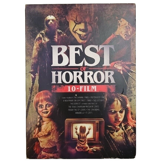 Best of Horror 10-Film DVD Read Description Shining Poltergeist The Conjuring,