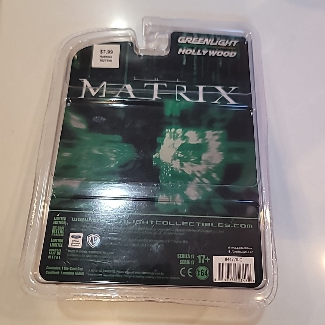 The Matrix 1965 Lincoln Continental Movie Car Greenlight 1/64 Neo Trinity