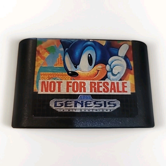 Sonic the Hedgehog- Sega Genesis Not for Resale  TESTED