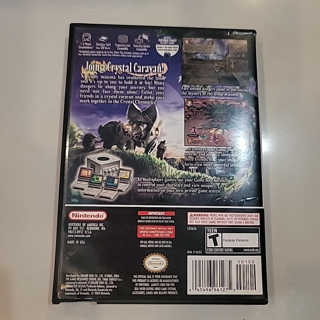 Final Fantasy: Crystal Chronicles (Nintendo GameCube, 2004)  With Manual