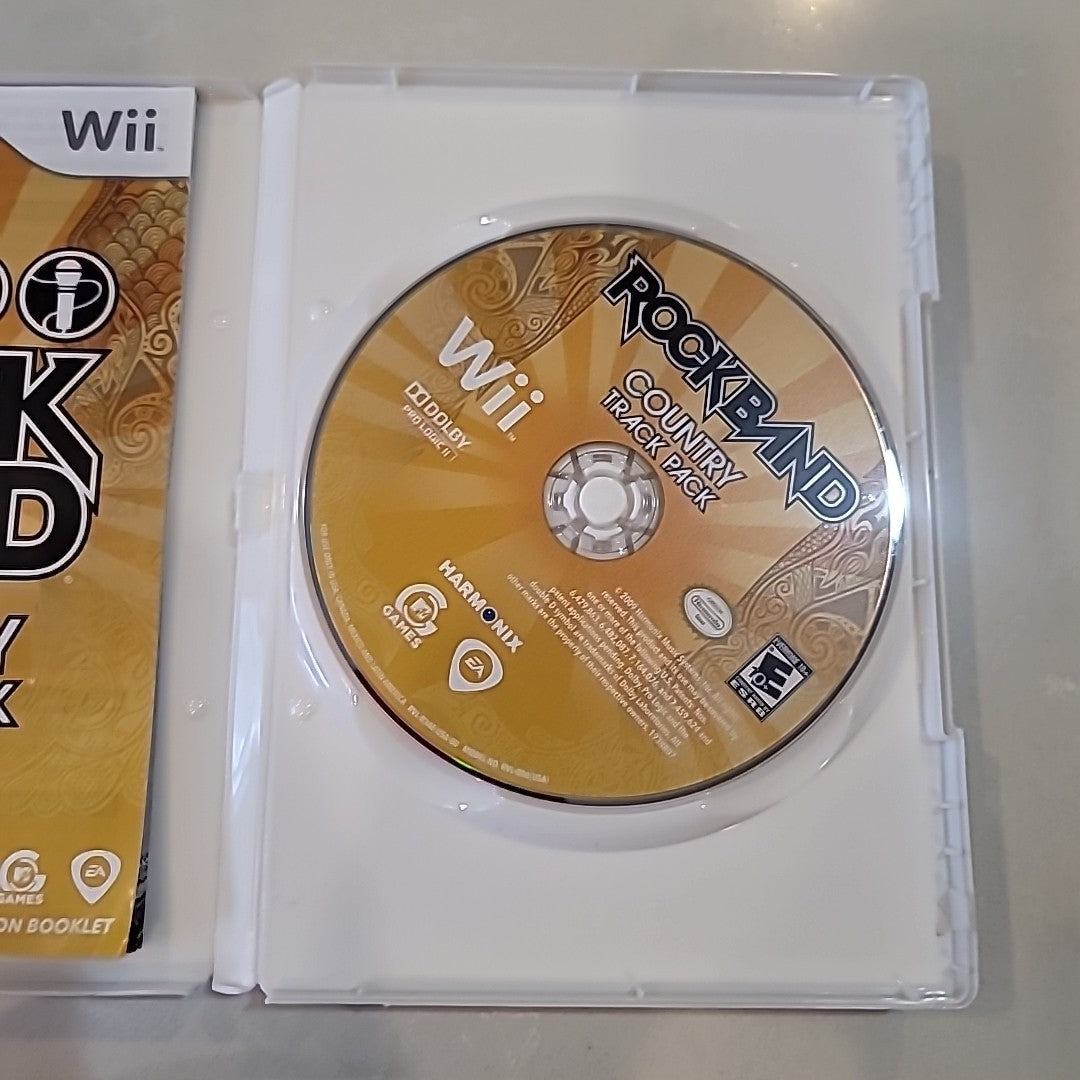 Rock Band: Country Track Pack (Nintendo Wii, 2009)  Complete