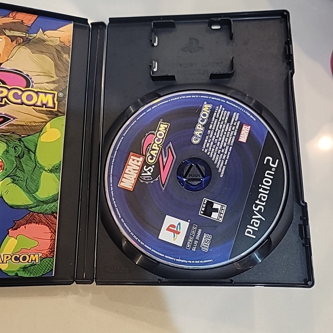 Marvel Vs Capcom 2 (Sony PlayStation 2 PS2, 2002) COMPLETE CIB