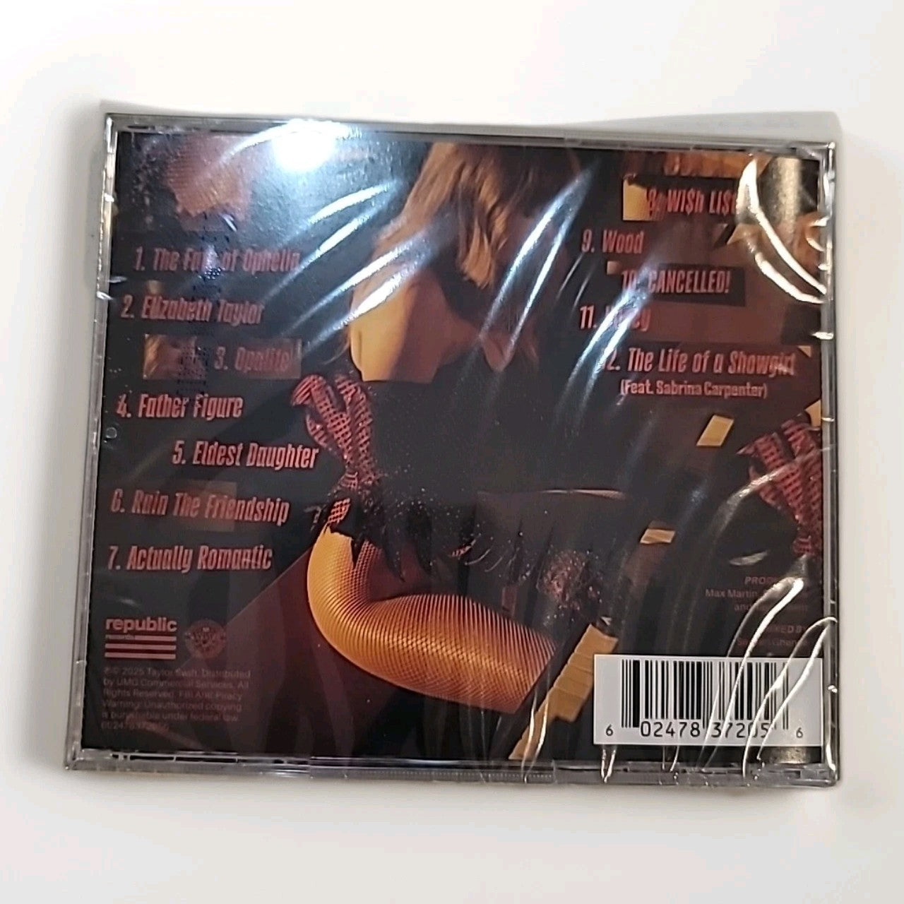 Taylor Swift The Life of a Showgirl It's Frightening Edition CD + Poster Booklet