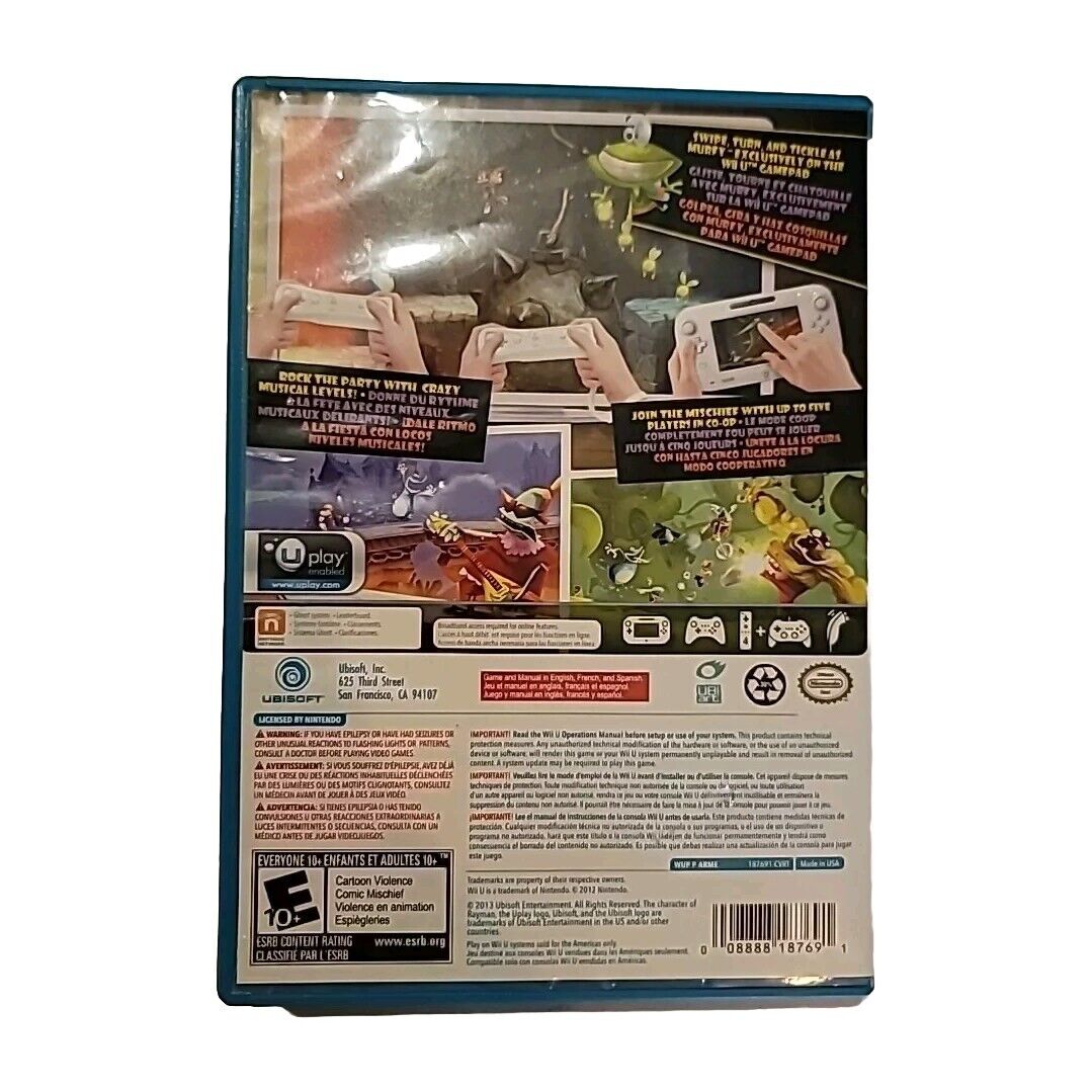Rayman Legends (Nintendo Wii U, 2013) Complete