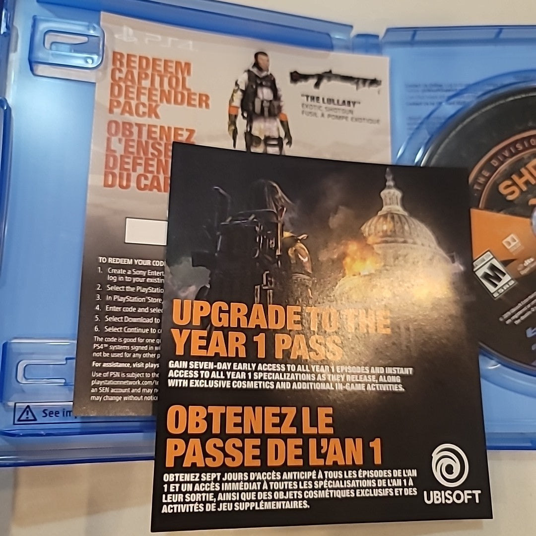Tom Clancy's The Division 2 PlayStation 4 PS4 Tested Video Game Used Shooter RPG