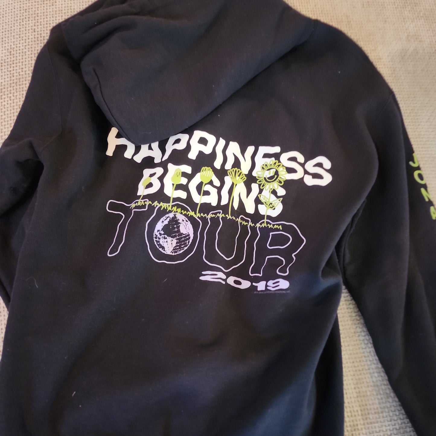 Jonas Brothers 2019 Official Happiness Begins Tour Sweatshirt Hoodie Size Small