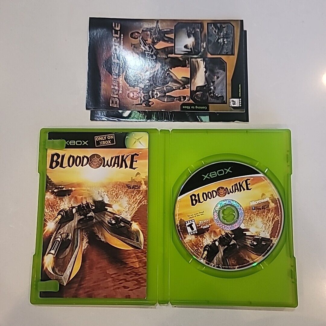 Blood Wake (Microsoft Xbox, OG) Complete CIB Case, Manual & Game Tested