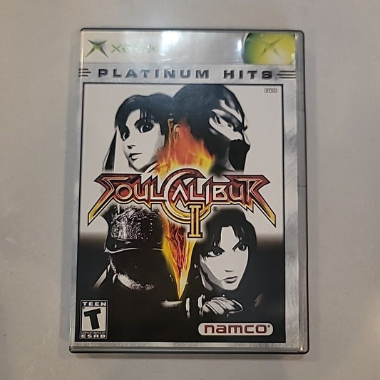 Soul Calibur II 2 Soulcalibur (Microsoft Xbox, 2003) CIB Complete in Box CIB