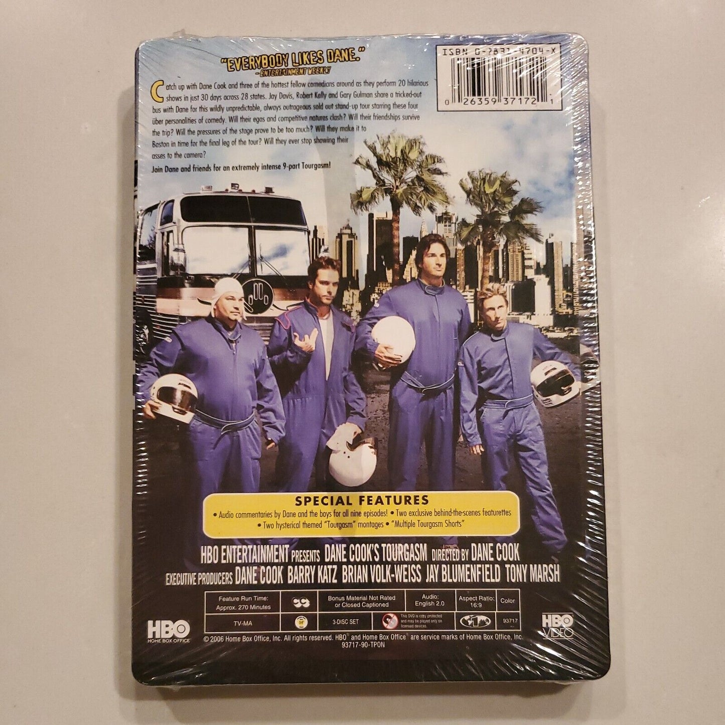 Dane Cook's Tourgasm DVD 2006 HBO Stand Up Comedy 3-Disc Steel Box Set NEW SB10