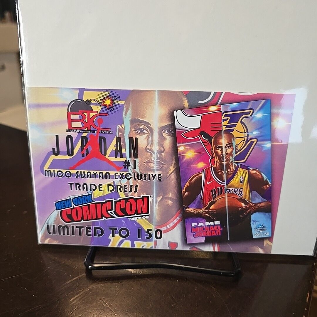 MICHAEL JORDAN #1 MICO SUAYAN NYCC 2024 EXCLUSIVE TRADE DRESS LTD 150 #73/150 NM