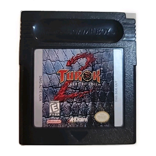 TUROK 2 SEEDS OF EVIL NINTENDO GAMEBOY VIDEO GAME ORIGINAL CARTRIDGE