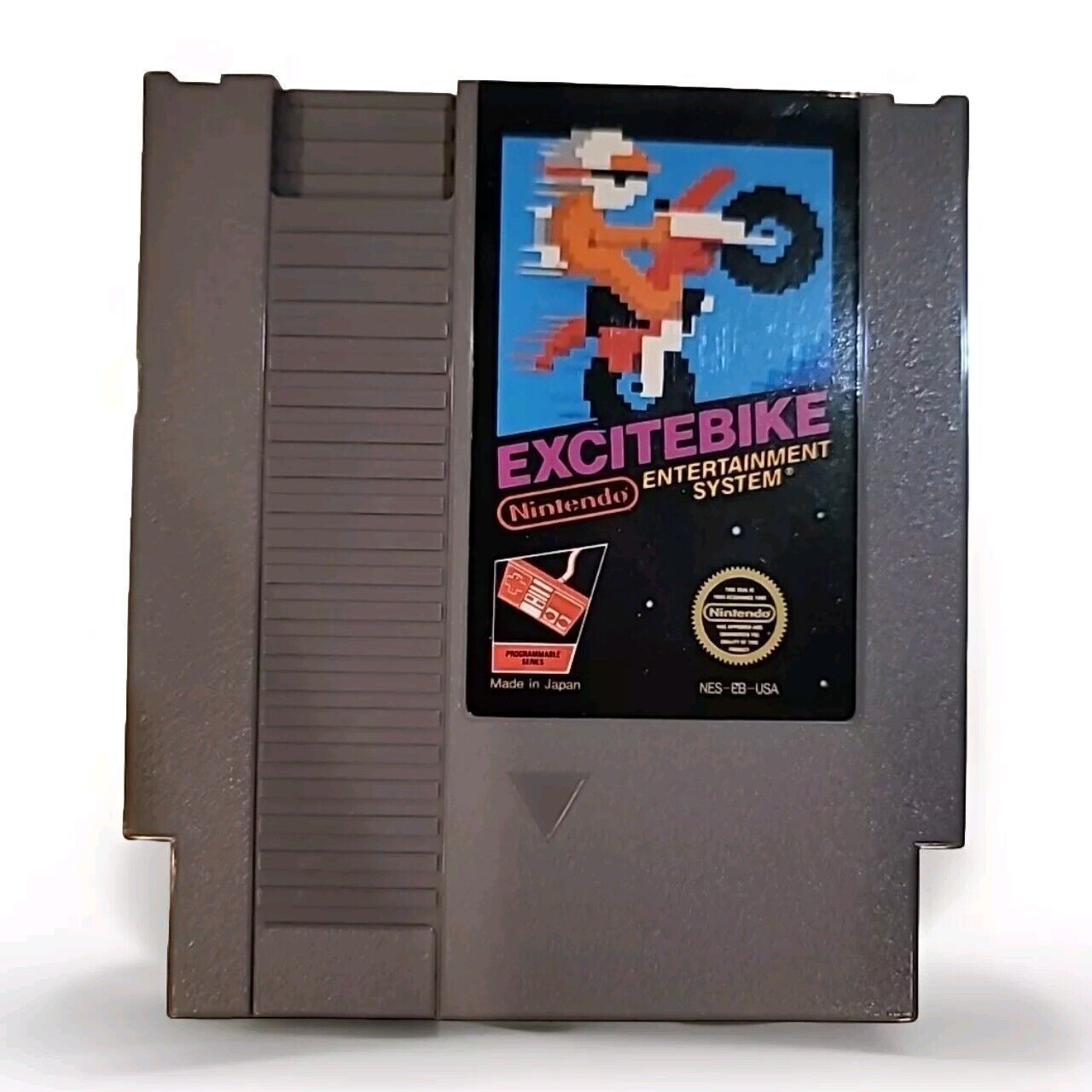 Excitebike (Nintendo Entertainment System, 1985) Authentic 3 Screw Cartridge NES