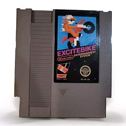 Excitebike (Nintendo Entertainment System, 1985) Authentic 3 Screw Cartridge NES