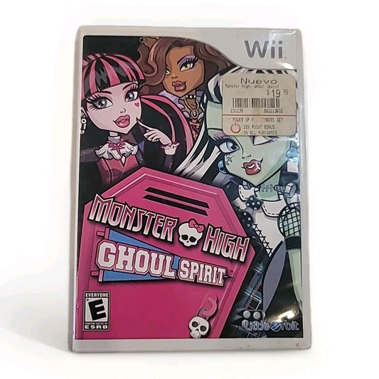 Monster High: Ghoul Spirit (Nintendo Wii, 2011) Complete w/ Manual