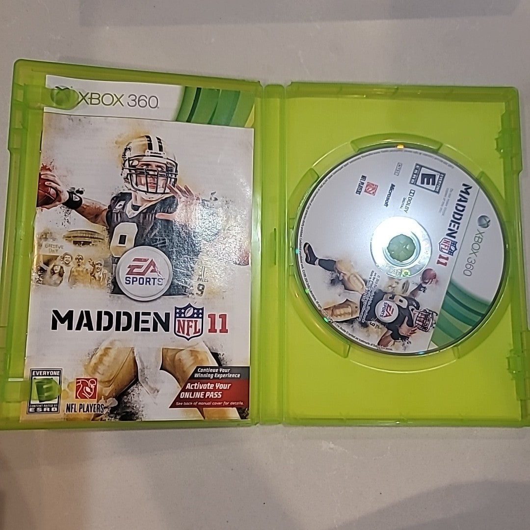 Madden NFL 11 Xbox 360 Game Tested Working EA Sports