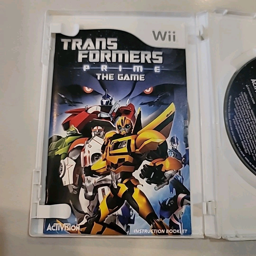 Transformers Prime: The Game (Nintendo Wii, 2012) Tested & Working
