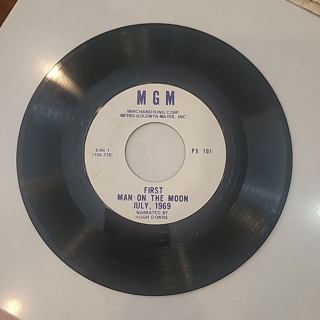 First Man on the Moon Record, 45rpm