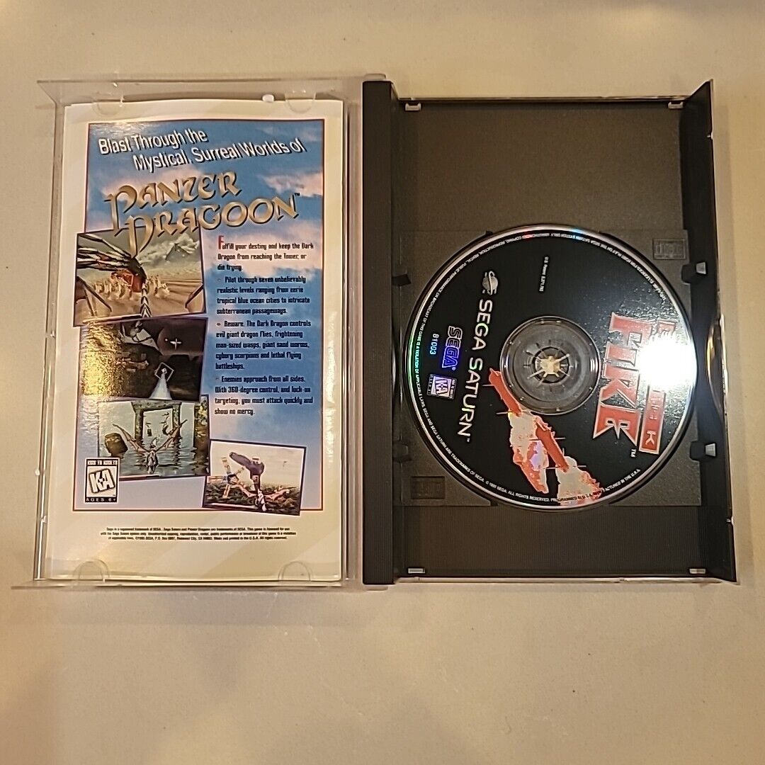 Black Fire (Sega Saturn, 1996) CIB Complete