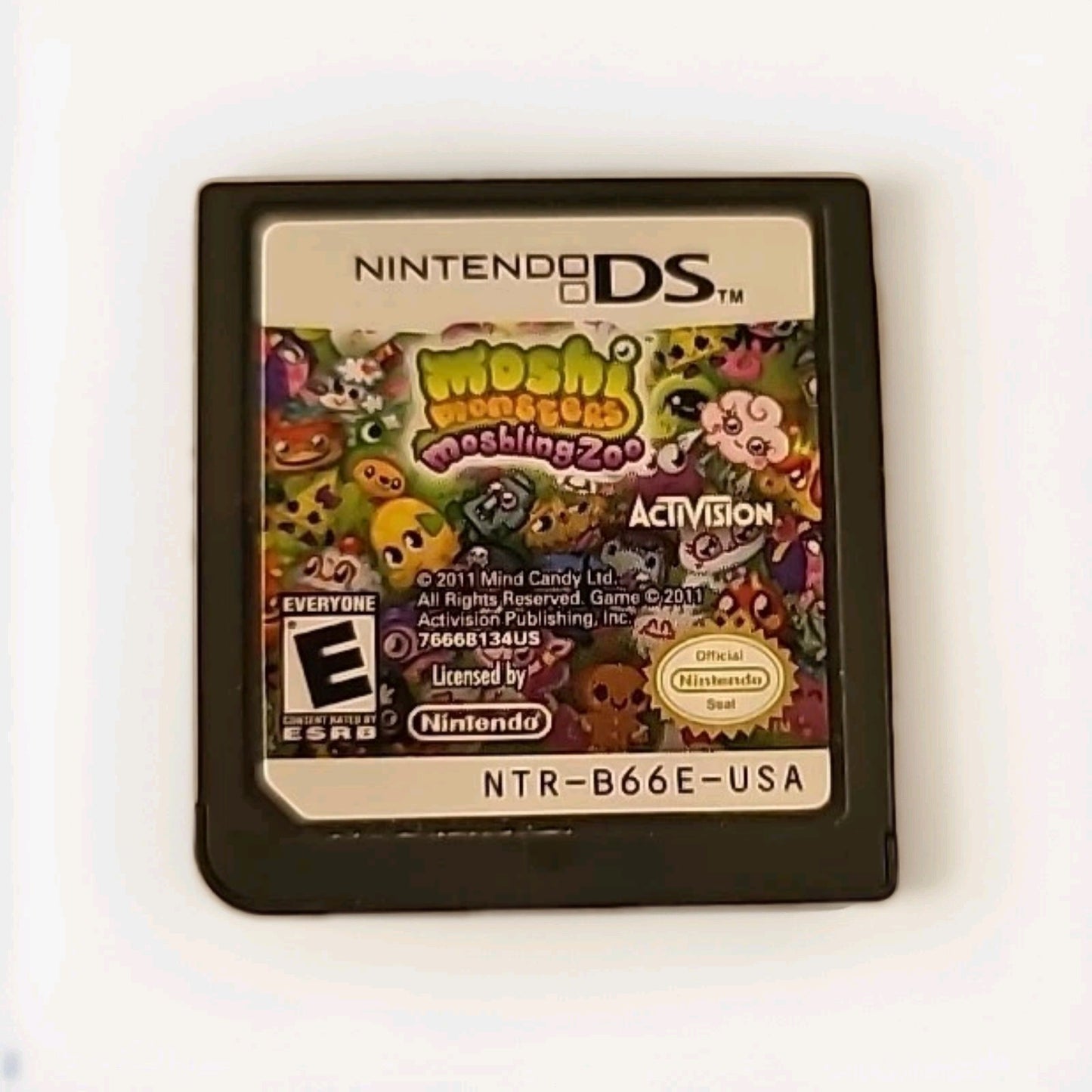 Moshi Monsters: Moshling Zoo (Nintendo DS, 2011) authentic, game cart only