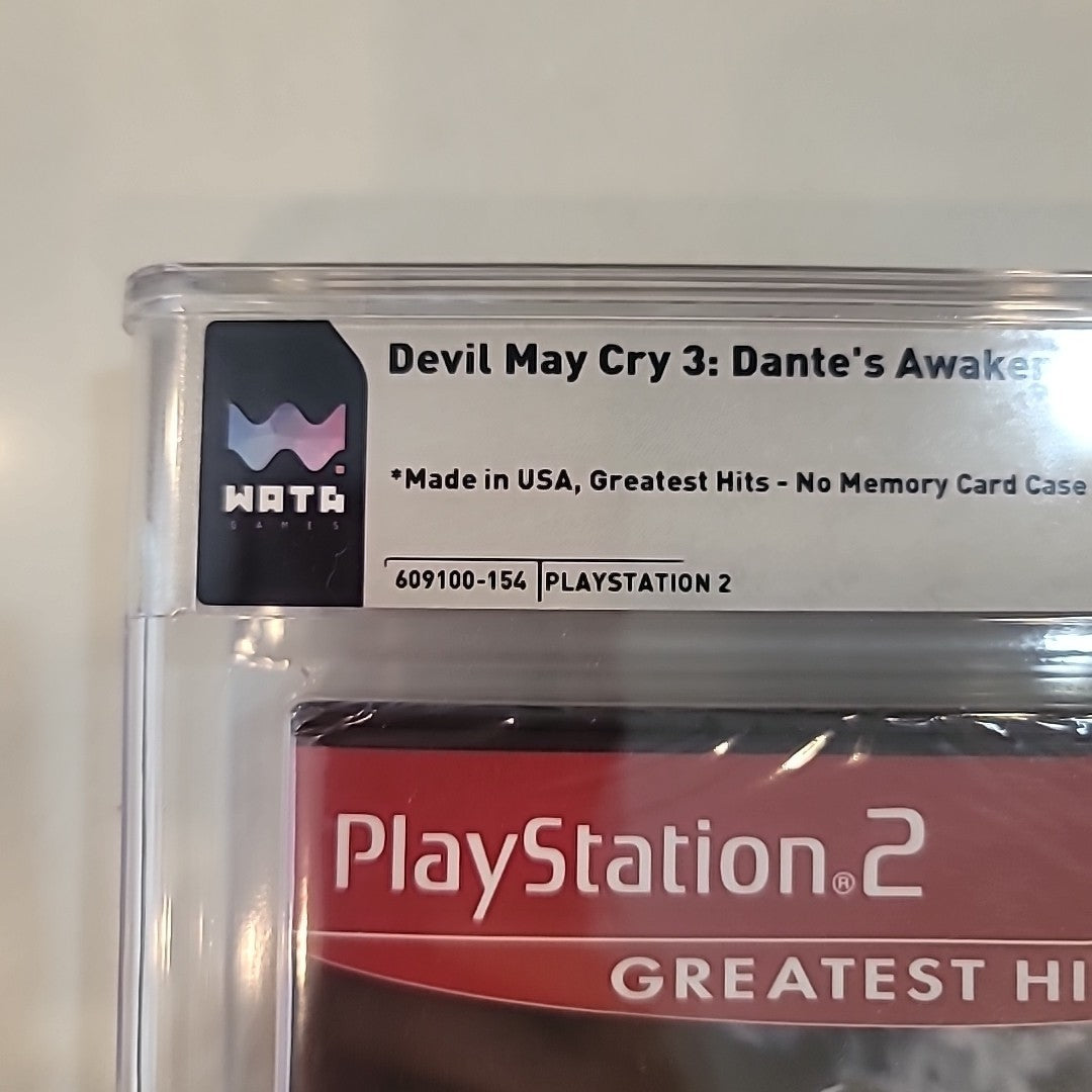 Devil May Cry 3 DMC Capcom GH Dante's Awakening PS2 New Sealed VGA WATA A++ 9.8