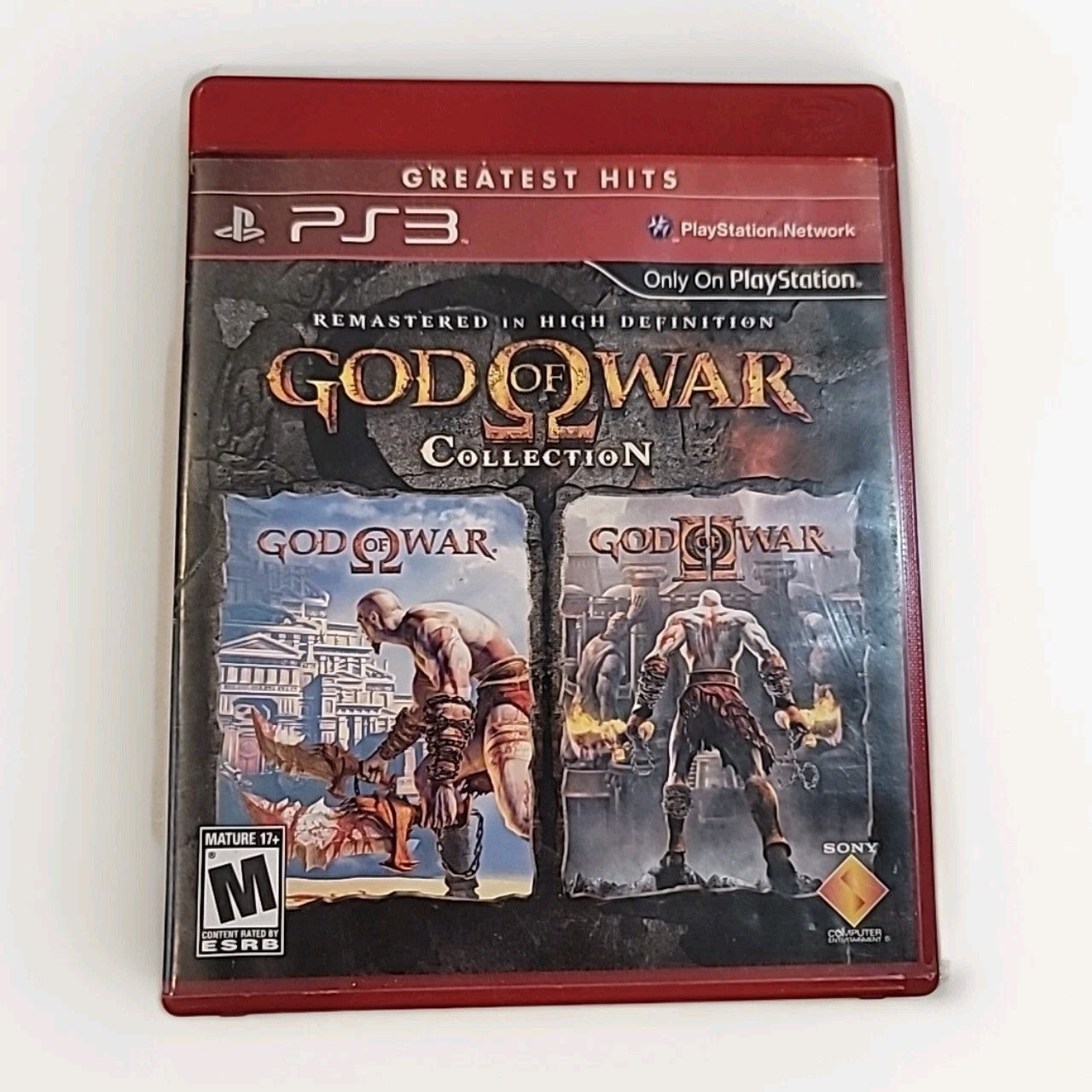 God of War Collection PS3 (Sony PlayStation 3, 2009) No Manual