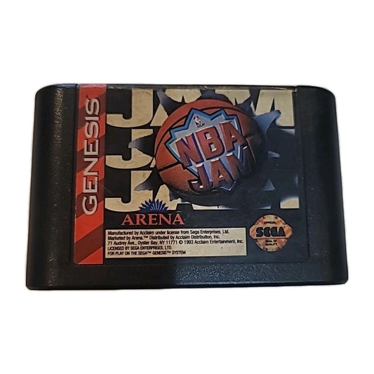 NBA Jam (Sega Genesis, 1994) - Authentic - Tested - Game Only