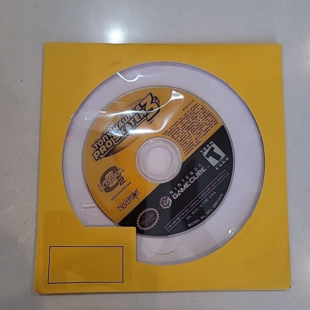 Tony Hawk's Pro Skater 3 (GameCube, 2001) Disc Only