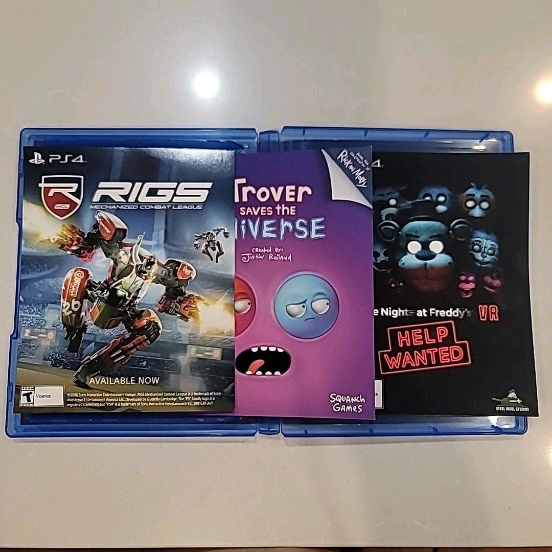 PlayStation VR Demo Disc PS4 Video Game Virtual Reality