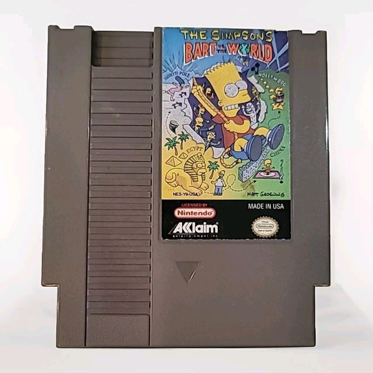The Simpsons: Bart vs. the World NES (Nintendo Entertainment System, 1991)
