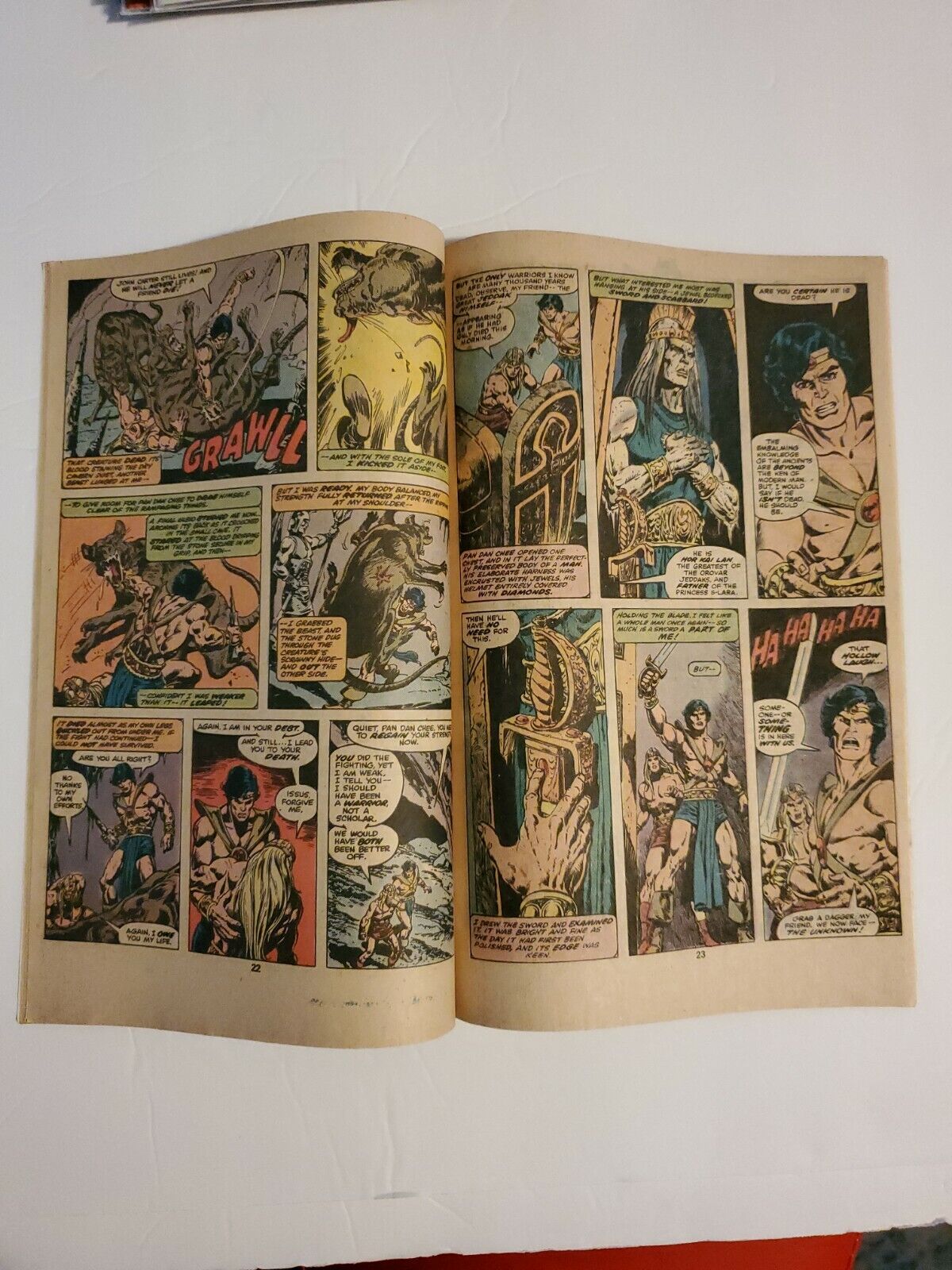 John Carter Warlord of Mars King Size Annual 1 VF+ 8.5 Bronze Age