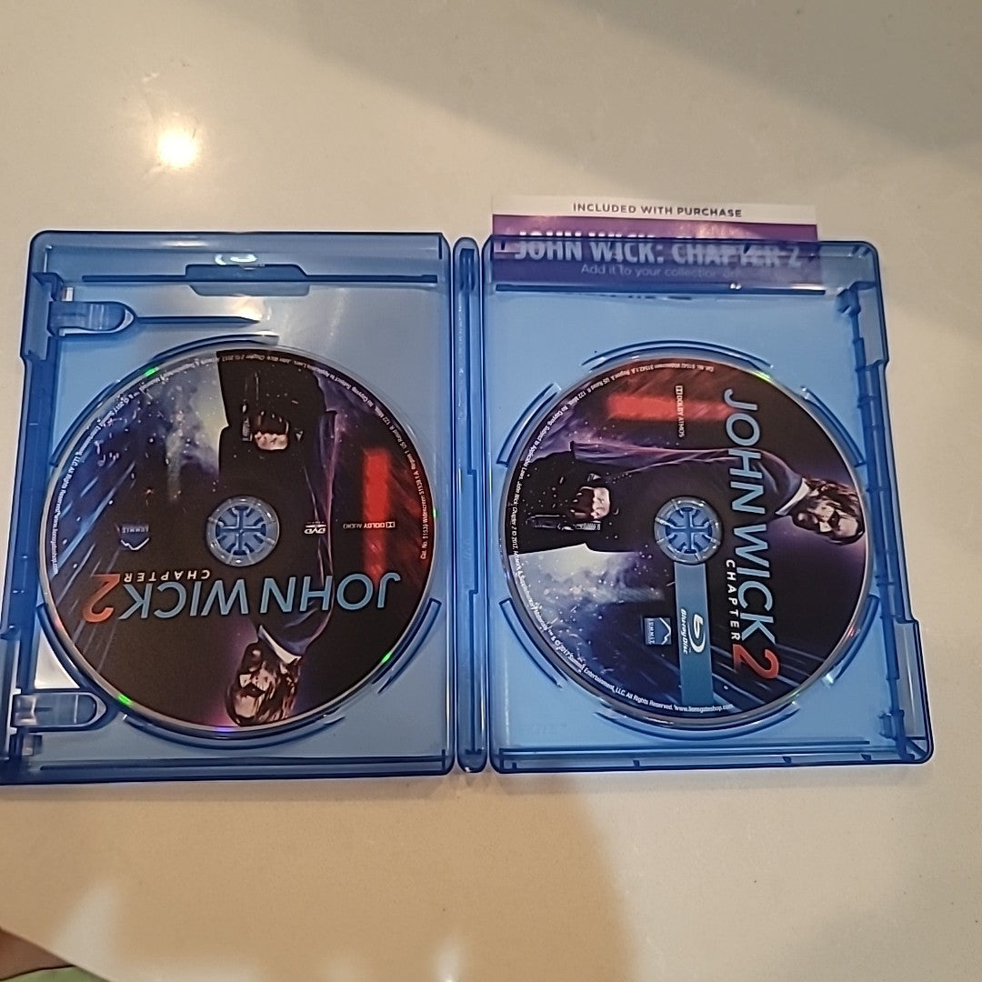 John Wick : Chapter 2 (Blu-ray Disc, 2017) Keanu Reeves